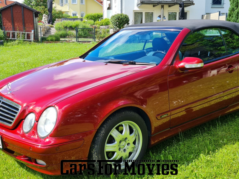 CarsForMovies | Mercedes Benz CLK 320  2001 Deutschland Rot Schwarz Zivilfahrzeug Cabrio Baden-Württemberg 6885 